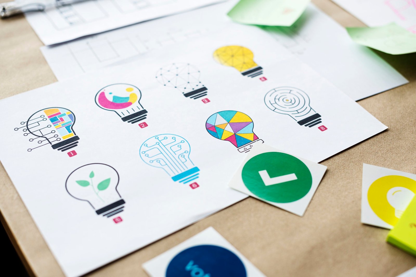 Multiple lightbulb designs Multiple lightbulb designs